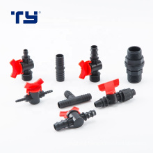micro manual drip irrigation water valve and fittings